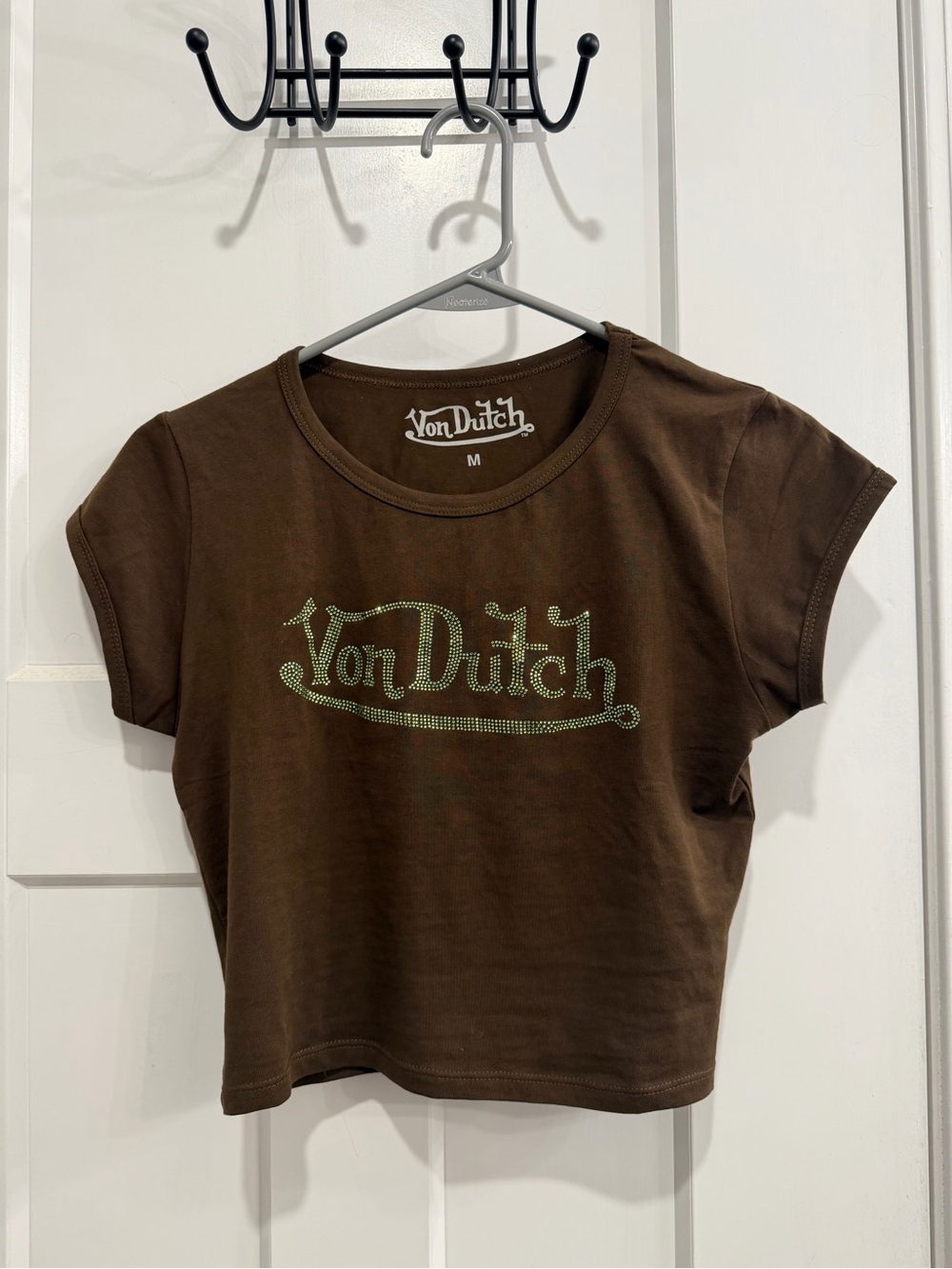 Von Dutch Classic Rhinestone Baby Tee
